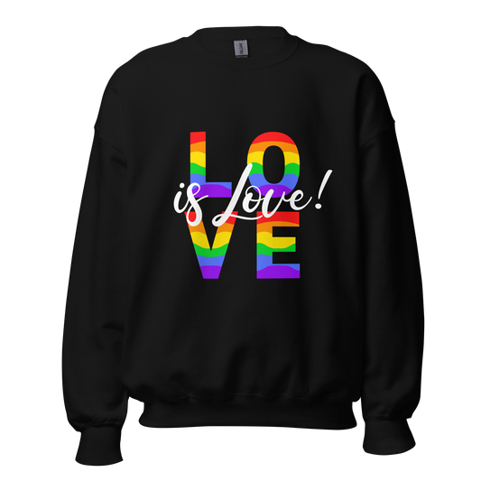 LGBTQIA+ Love is Love Pride Sweatshirt